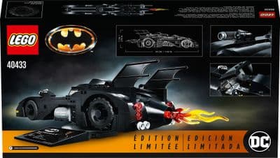LEGO DC Comics Super Heroes 1989 Batmobile - Limited Edition - 40433