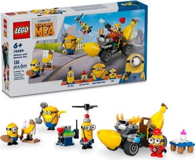 LEGO Despicable Me 4 Minions and Banana Car - 75580