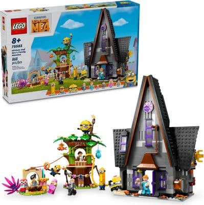 LEGO Despicable Me 4 Minions and Gru's Family Mansion - 75583