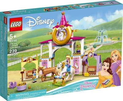 LEGO Disney Princess Belle and Rapunzel's Royal Stables 43195