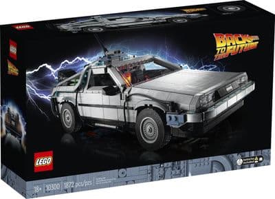 LEGO Icons Back to the Future Time Machine Delorean -10300