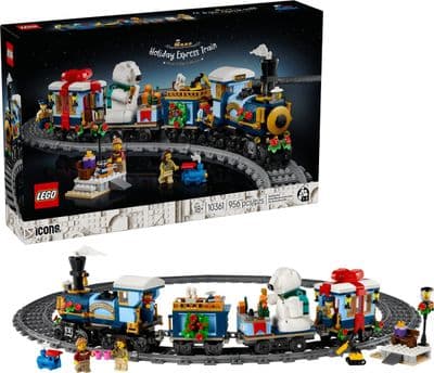 LEGO ICONS Winter Village Holiday Express Train - 10361