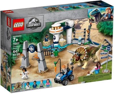 LEGO Jurassic World Triceratops Rampage 75937