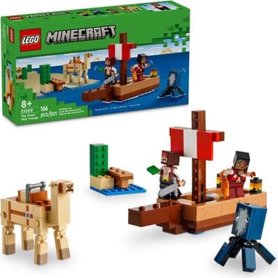 LEGO Minecraft The Pirate Ship Voyage - 21259