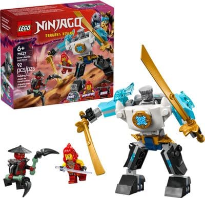 LEGO NINJAGO Dragons Rising 3 Zane's Battle Suit Mech  - 71827