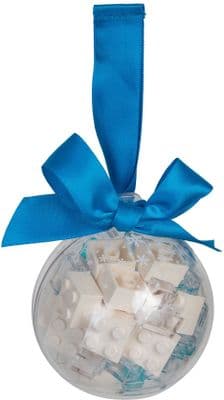 LEGO Seasonal Christmas Holiday Bauble White Bricks 851358