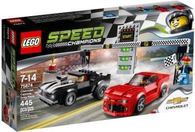 LEGO Speed Champions Chevrolet Camaro Drag Race 75874