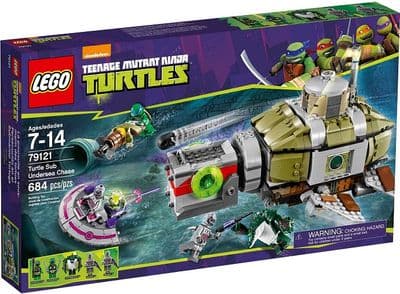 LEGO Teenage Mutant Ninja Turtles Turtle Sub Undersea Chase 79121