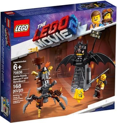 LEGO The Movie2 Battle-Ready Batman and MetalBeard  70836