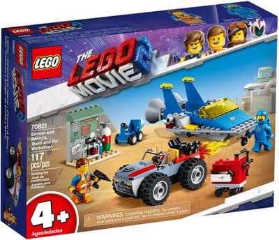 Movie LEGO The LEGO 2 Emmet and Benny's 'Build and Fix' Workshop!  70821