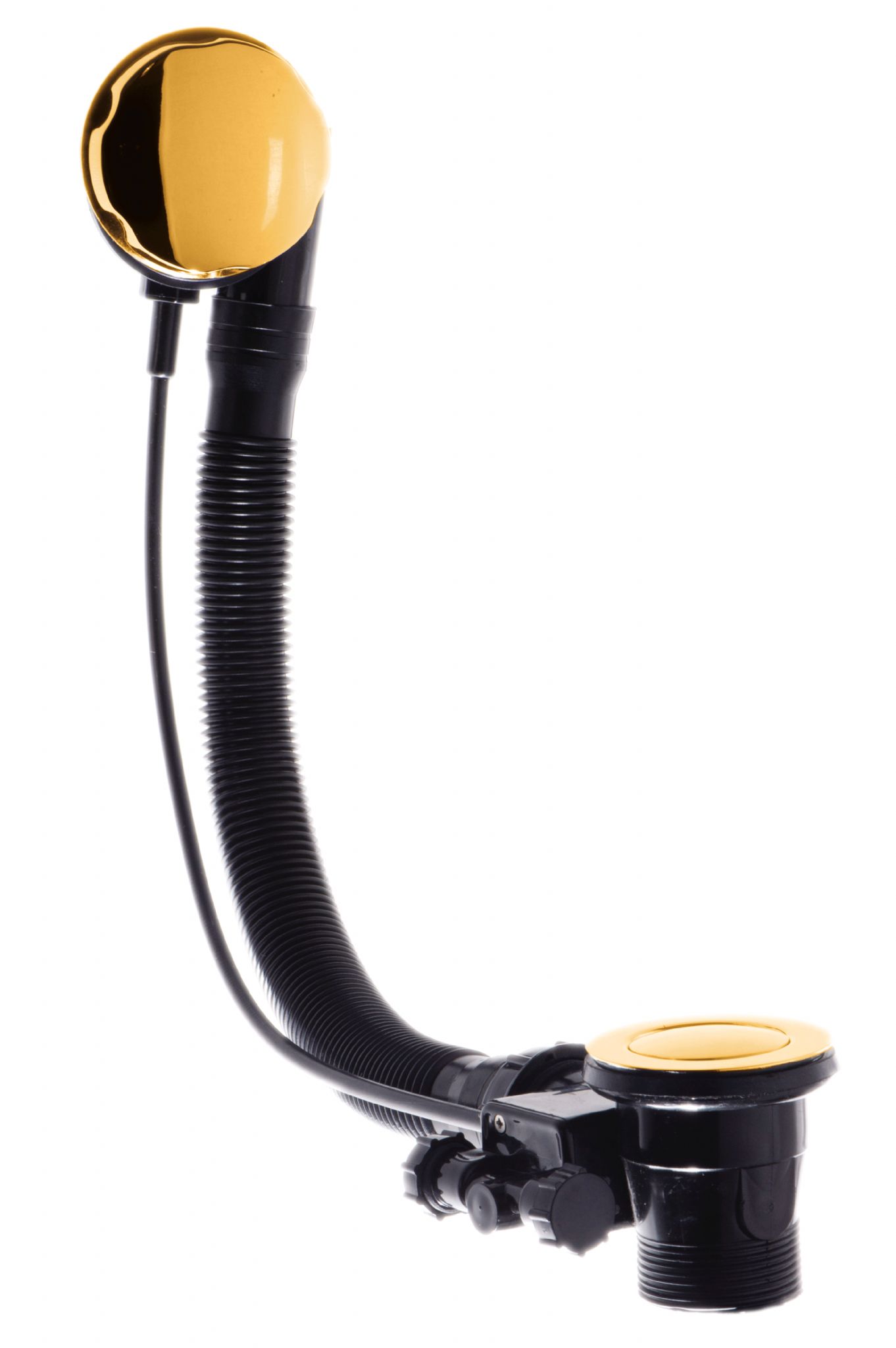 Bath Pop-Up Waste & Overflow in 24ct Gold Plate by DoratO