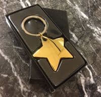 DoratO 24ct Gold Star Keyring Colour Sample