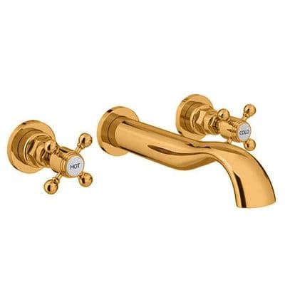 DoratO Alberto Traditional Wall Mounted Bath Tap