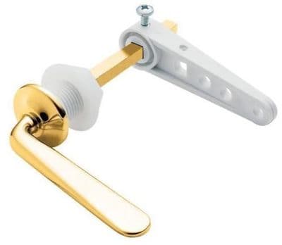 DoratO Gold Toilet Cistern Lever Flush Handle