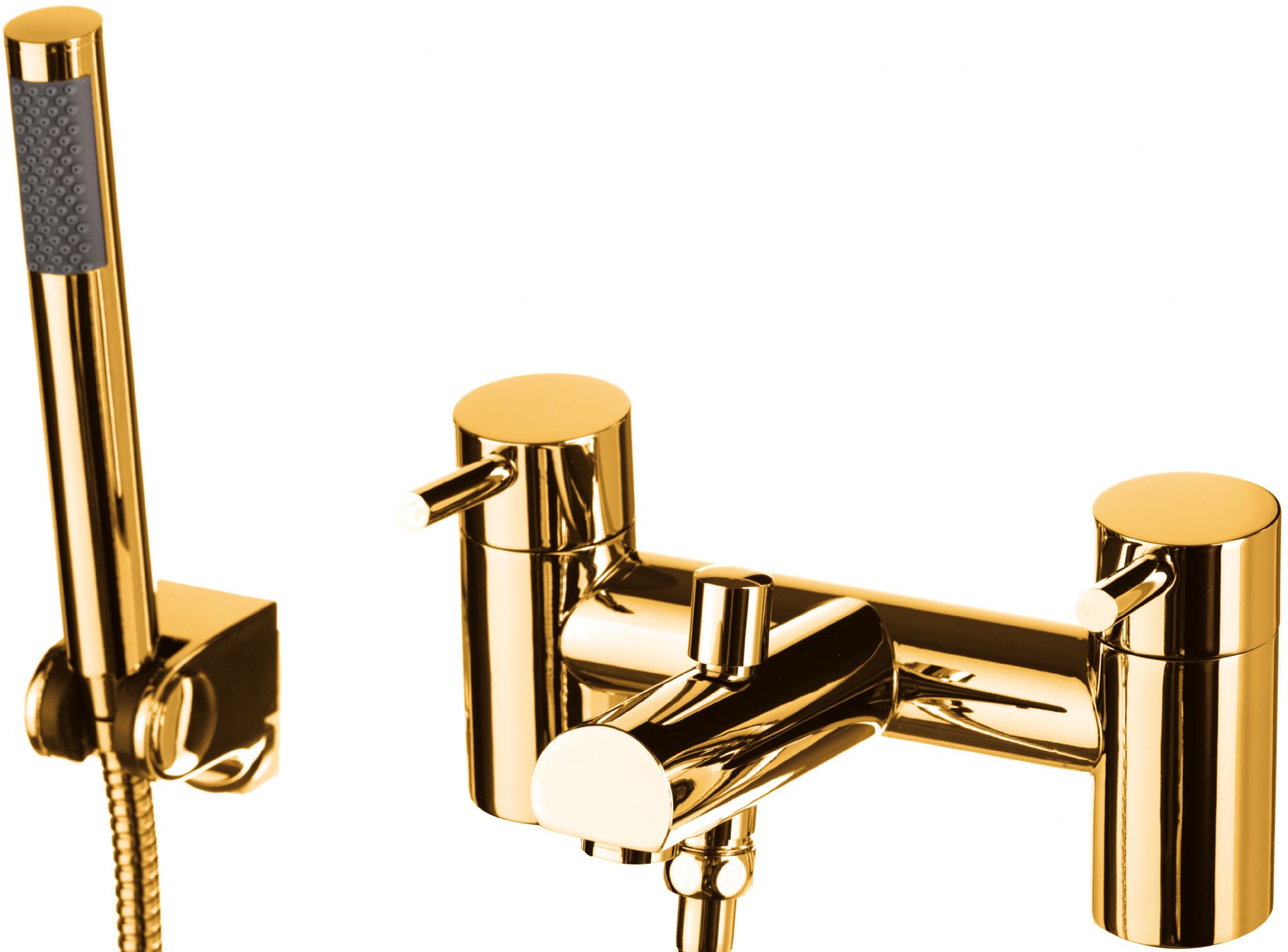 DoratO Nuovo Bath Shower Mixer Tap in 24ct Gold