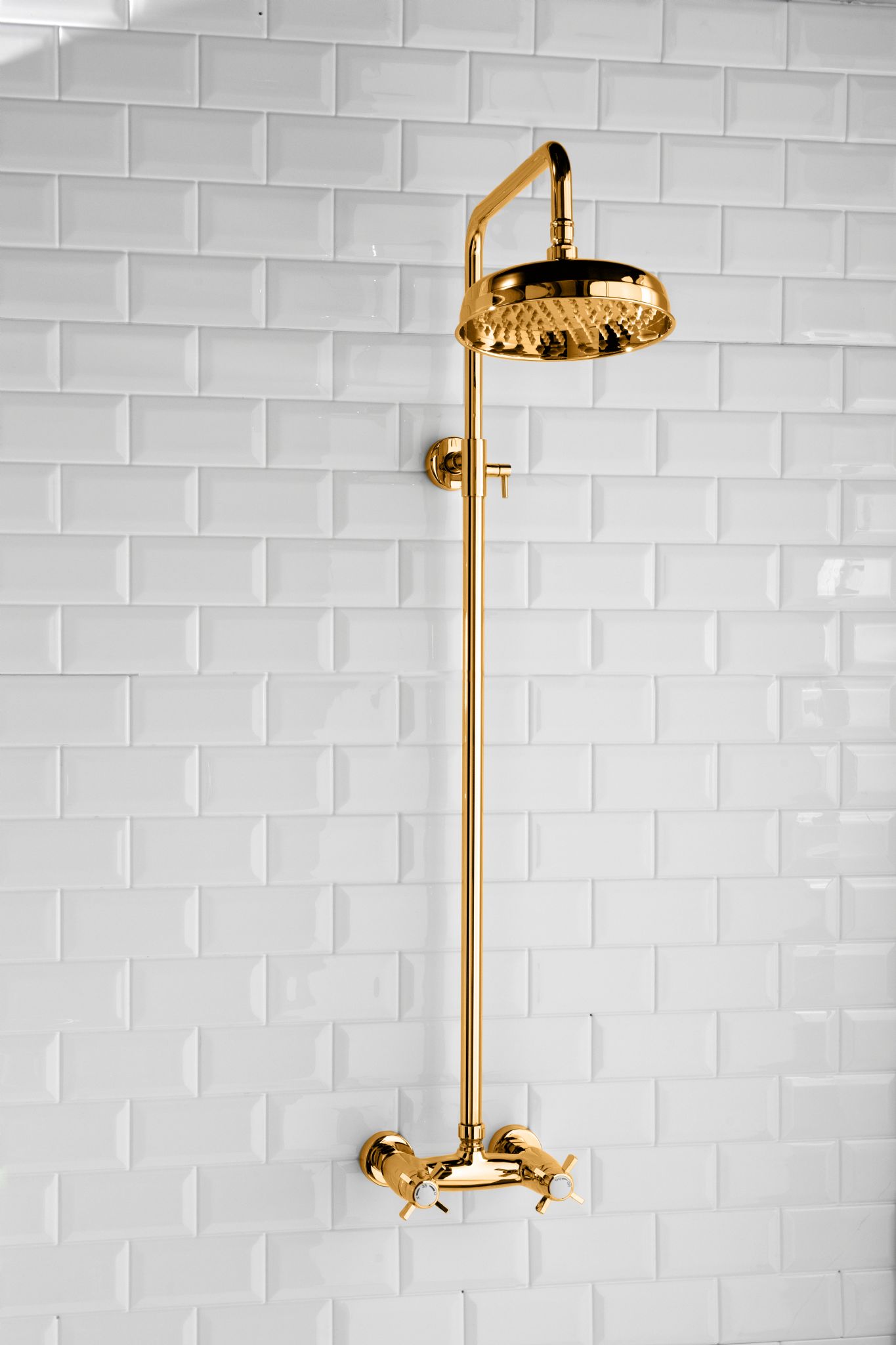 DoratO Prima Thermostatic Shower Set in 24ct Gold