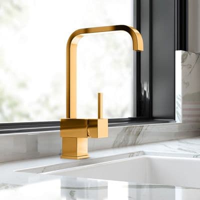 Gold Designer Kitchen Taps