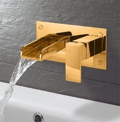 Gold Wall Mounted Taps