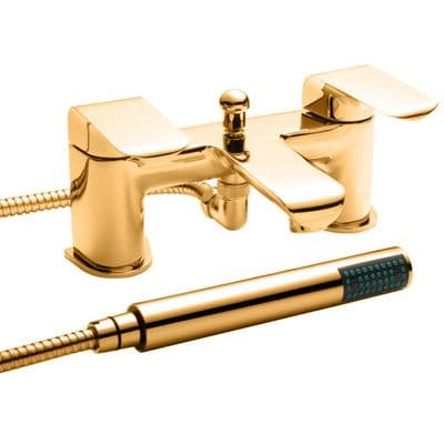 Hero Bath Shower Mixer Modern in Gold by DoratO