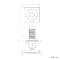 Shower Body Jets - Square