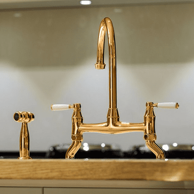 Traditional Gold Kitchen Taps