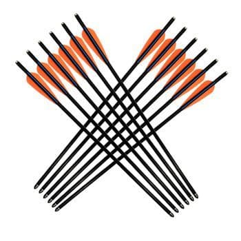 20" Fibreglass Crossbow Bolts x 7