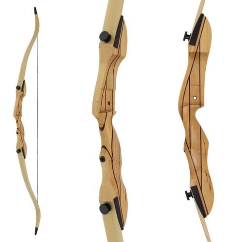 DRAKE Alabaster - 62 - 70" - 16 - 38lbs - Take Down Recurve Bow