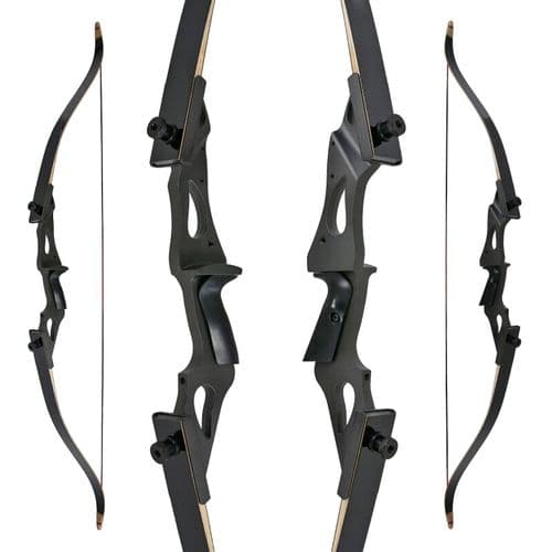 DRAKE Black Raven - 58" - 25 -60lbs - Take Down Recurve Bow