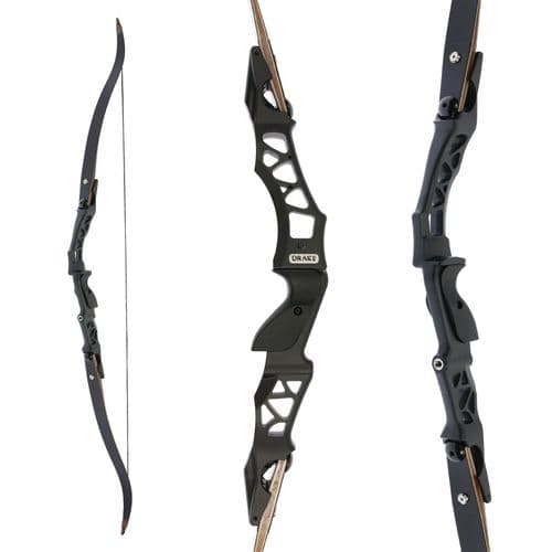 DRAKE Black Velvet ILF  - 62 - 66" - 20 - 44lbs - Recurve Bow