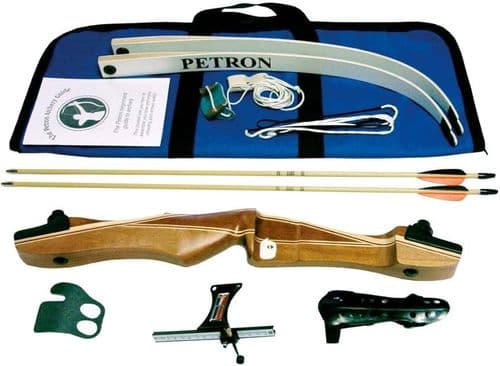 Petron S1 Wooden Takedown Recurve Bow Kit