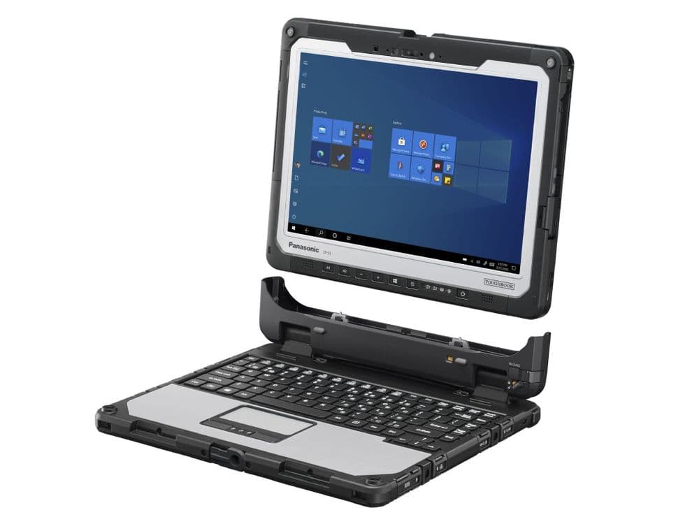Panasonic Toughbook CF-33 Mk1 STD 2 in 1 Win 11 i5-7300U 2.6GHz 8GB 256GB 3+3 Cell 12.0″ QHD - Used