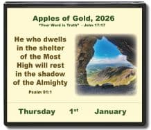 Apples of Gold 2026 (CA222) SORRY SOLD OUT