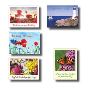 Birthday Cards - AV Selection Set 1 (EC368)