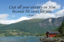 He Cares for You Notecards - Pack of 10 (JCL60X)