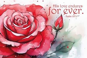 His Love Notecard (EC480)