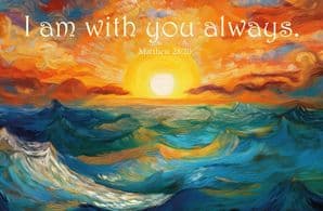 I am with you Always Notecard (EC479)
