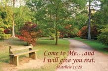 I will Give you Rest Notecard (JCL62)