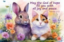 Joy and Peace Notecards - Pack of 10 (EC483X)