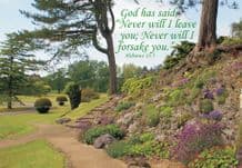 Never will I Leave you Notecard (JCL68)
