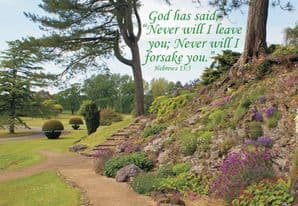 Never will I Leave you Notecard (JCL68)