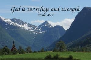Our Refuge and Strength Notecard (JCL57)
