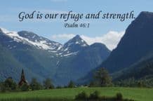 Our Refuge and Strength Notecards - Pack of 10 (JCL57X)