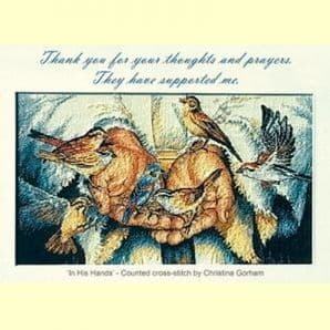 Pack of 10 Pocket Cards - Thank you... thoughts/prayers (PKTPL14)