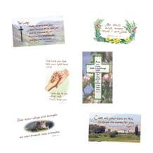Set of 6  Plastic Fridge Magnets (XX206)