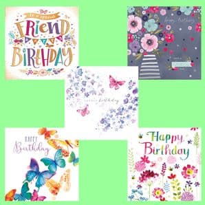 Set of Birthday Cards - Birthday Joy (EC390)