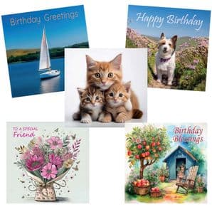 Set of Birthday Cards - Fruit of the Spirit (EC477)