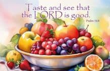 Taste and See Notecards - Pack of 10 (EC482X)
