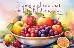 Taste and See Notecards - Pack of 10 (EC482X)