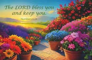 The LORD Bless You Notecards - Pack of 10 (EC485X)