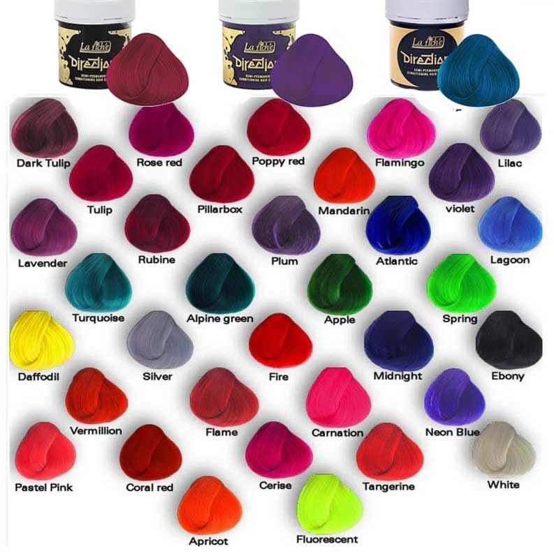 DIRECTIONS Semi Permanent Vegan Hair Dye All Colours